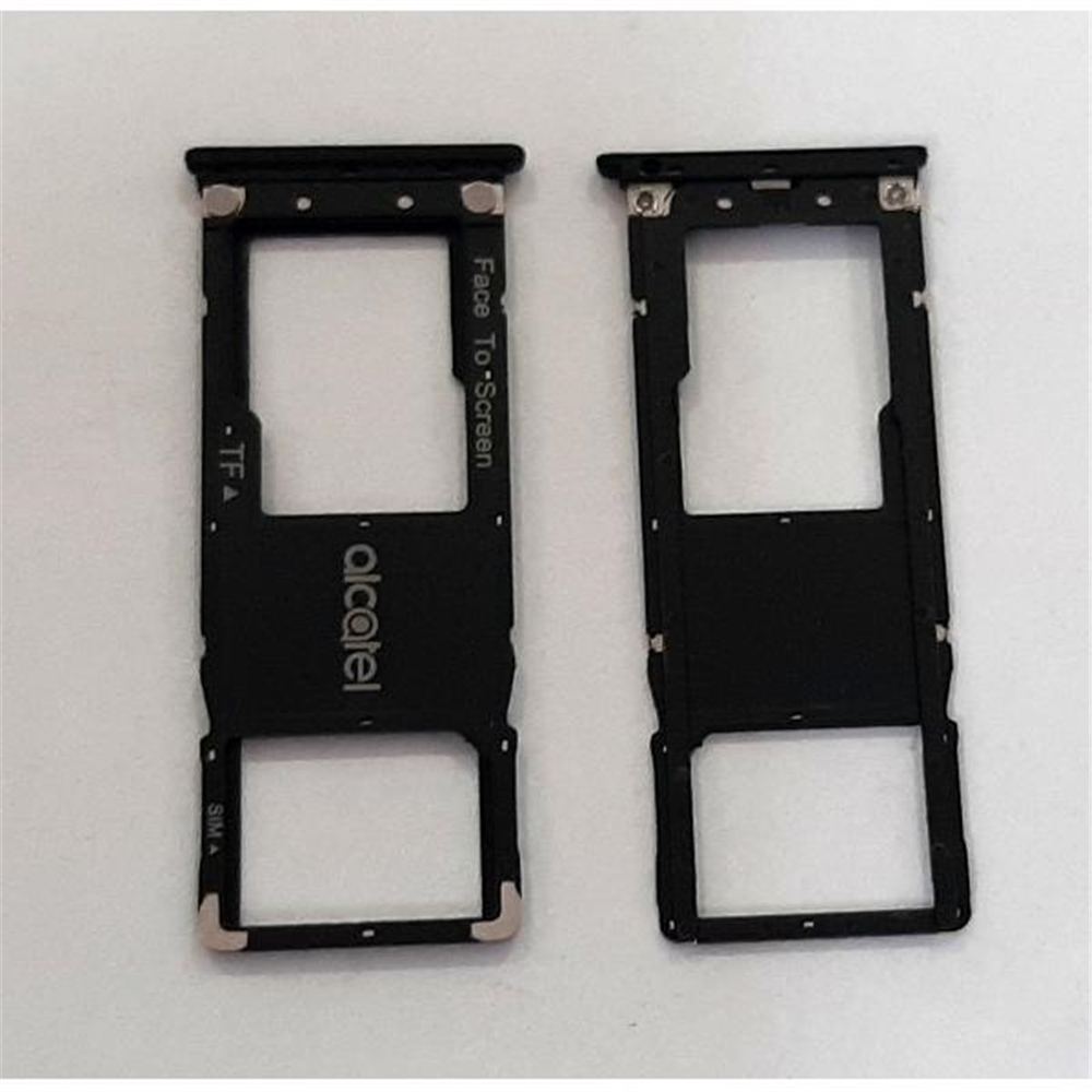 Soporte o bandeja single sim negra para Alcatel 3C 5026D calidad premium