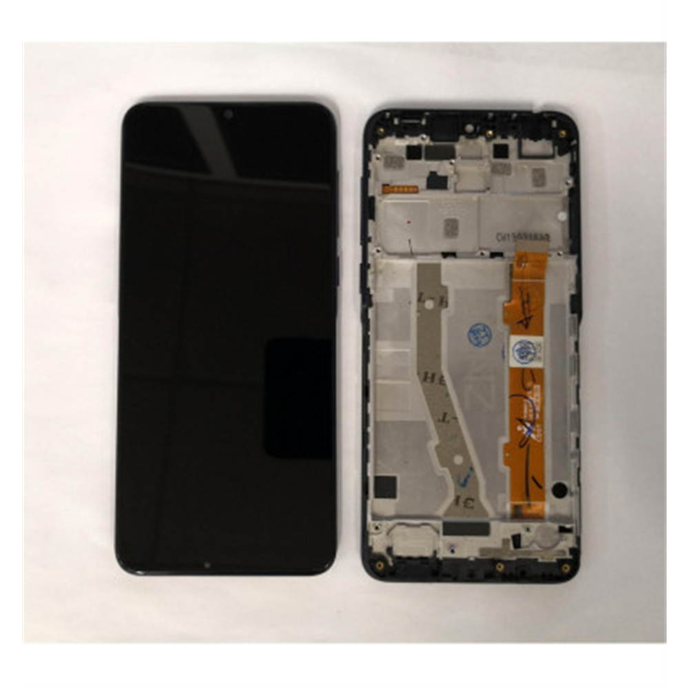 Pantalla LCD para Alcatel 3L 2019 5039D mas tactil negro mas marco azul