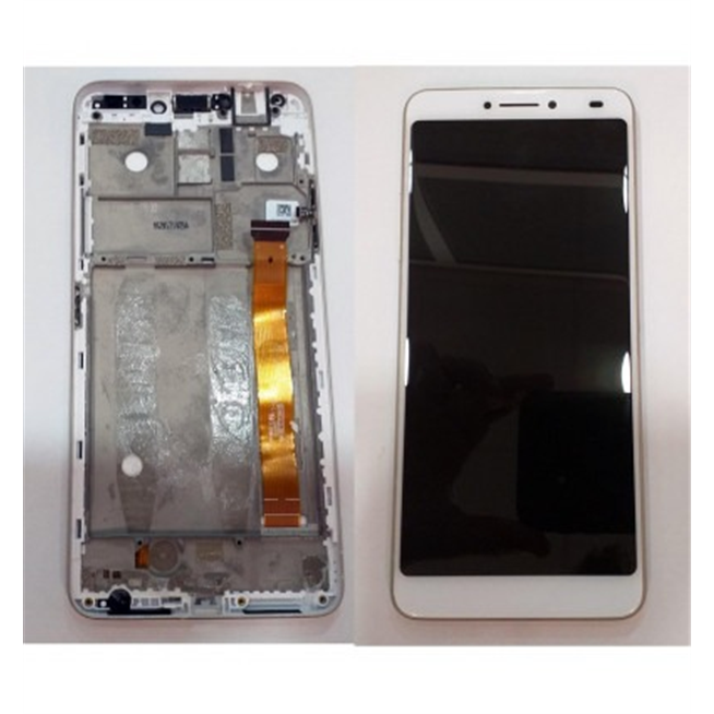 Alcatel 3V 5099 pantalla lcd + tactil blanco + marco blanco