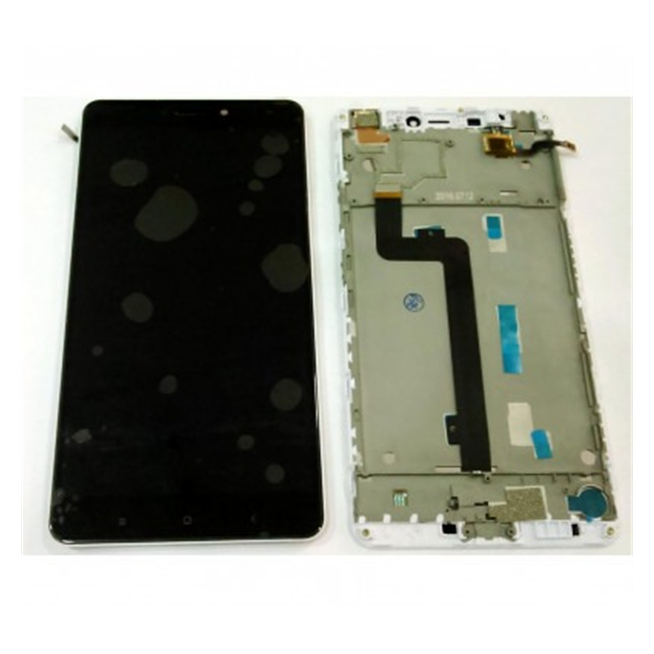 Xiaomi Mi Max pantalla lcd + tactil negra + marco blanco premium