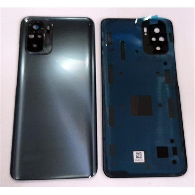 Tapa trasera o tapa bateria negra para Xiaomi Redmi Note 10 mas cubierta camara
