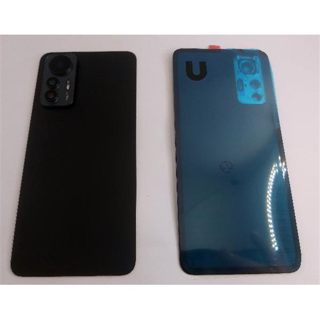Tapa trasera o tapa bateria negra para Xiaomi 12 Lite mas cubierta camara CSL