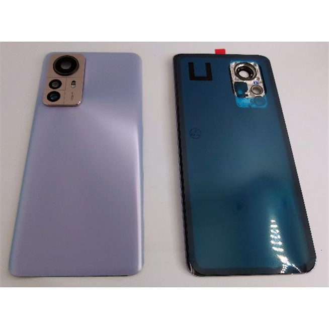 Tapa trasera o tapa bateria violeta para Xiaomi 12 Pro mas cubierta camara CSL