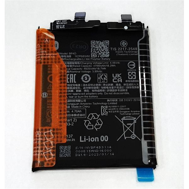 Bateria BP4D 4820 mAh para Xiaomi 13 Pro 1330103000002A Service Pack