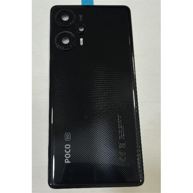 Tapa trasera o tapa bateria negra para Xiaomi Poco F5 5G mas cubierta camara