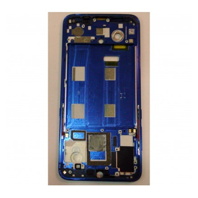 Xiaomi Mi 9 MI9 carcasa central o marco azul premium