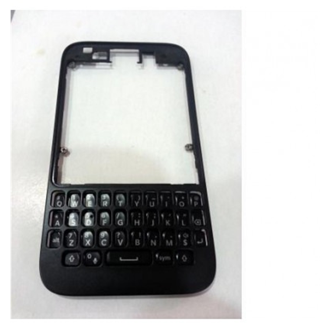 Blackberry Q5 marco frontal + teclado negro premium