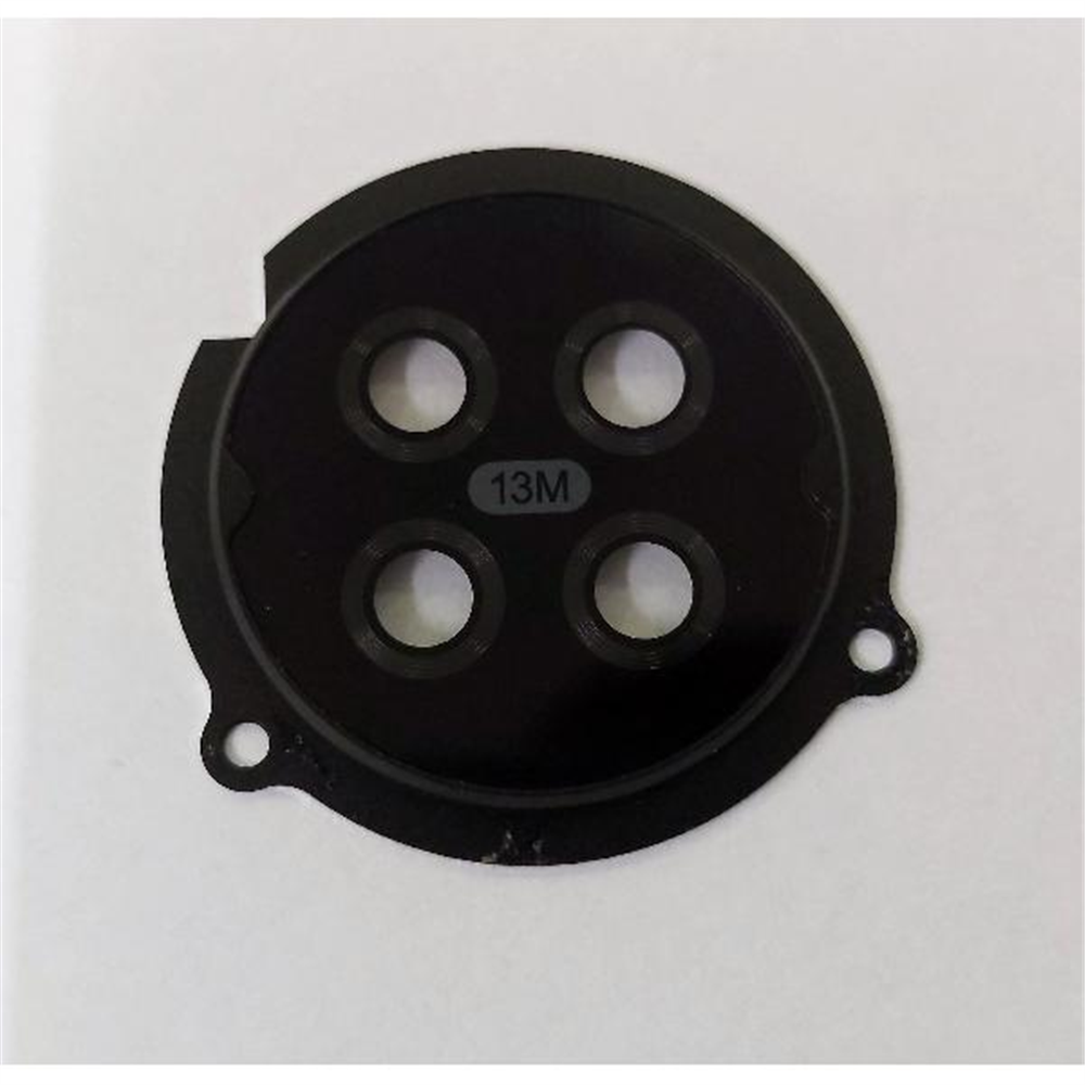Cubierta camara negra mas cristal camara para Blackview A80S calidad premium