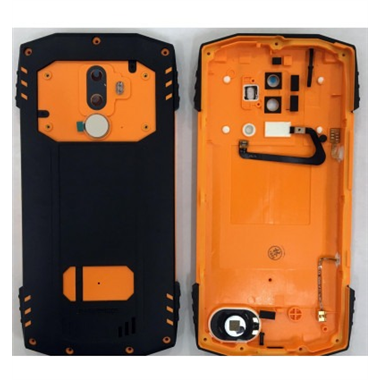 Blackview BV9000 Pro tapa trasera negra y naranja