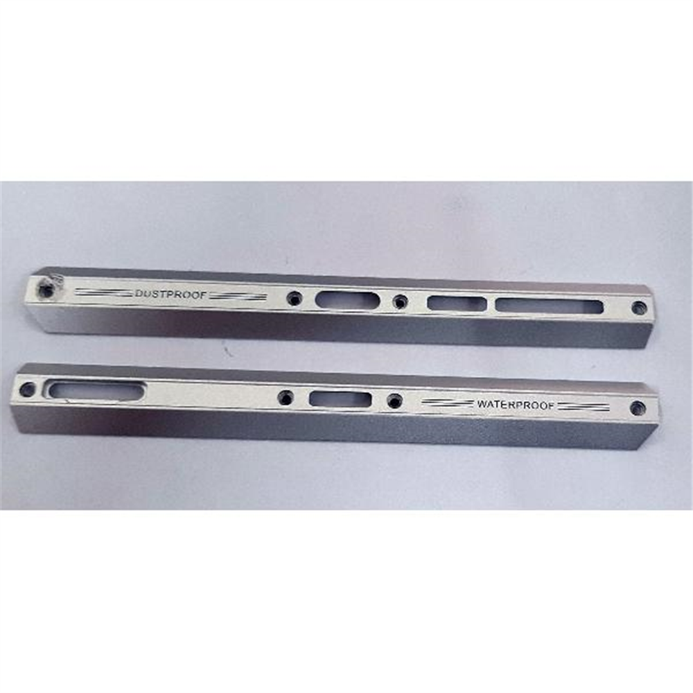 Set 2 embellecedor lateral plata para Blackview BV9100 calidad premium