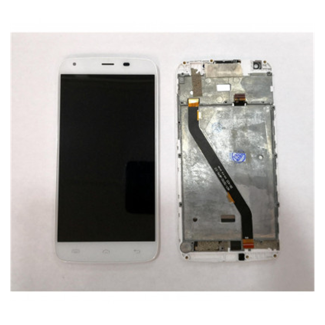 Pantalla LCD para Doogee T6 mas tactil blanco mas marco blanco
