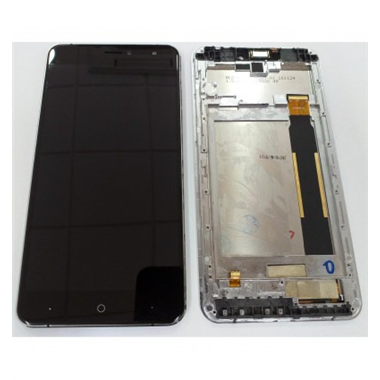 Doogee X7 X7 Pro pantalla lcd + tactil negro + marco plata premium