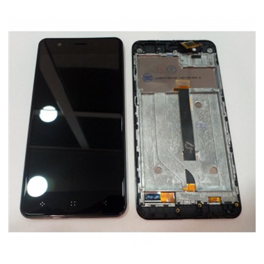 Elephone P8 Mini pantalla lcd + tactil negro + marco negro