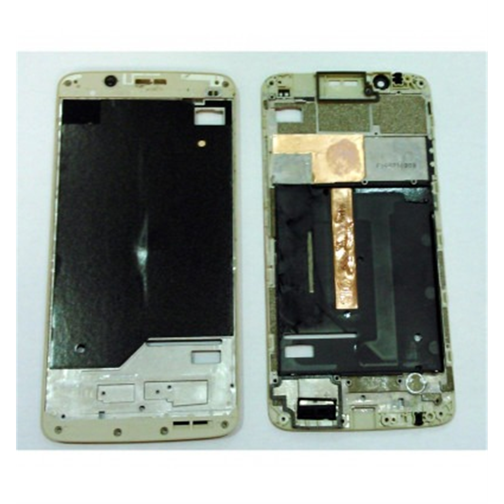 ZTE Axon 7 carcasa central o marco dorado premium