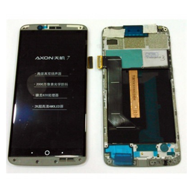 ZTE Axon 7 ZTE A2017 pantalla lcd + tactil negro + marco premium