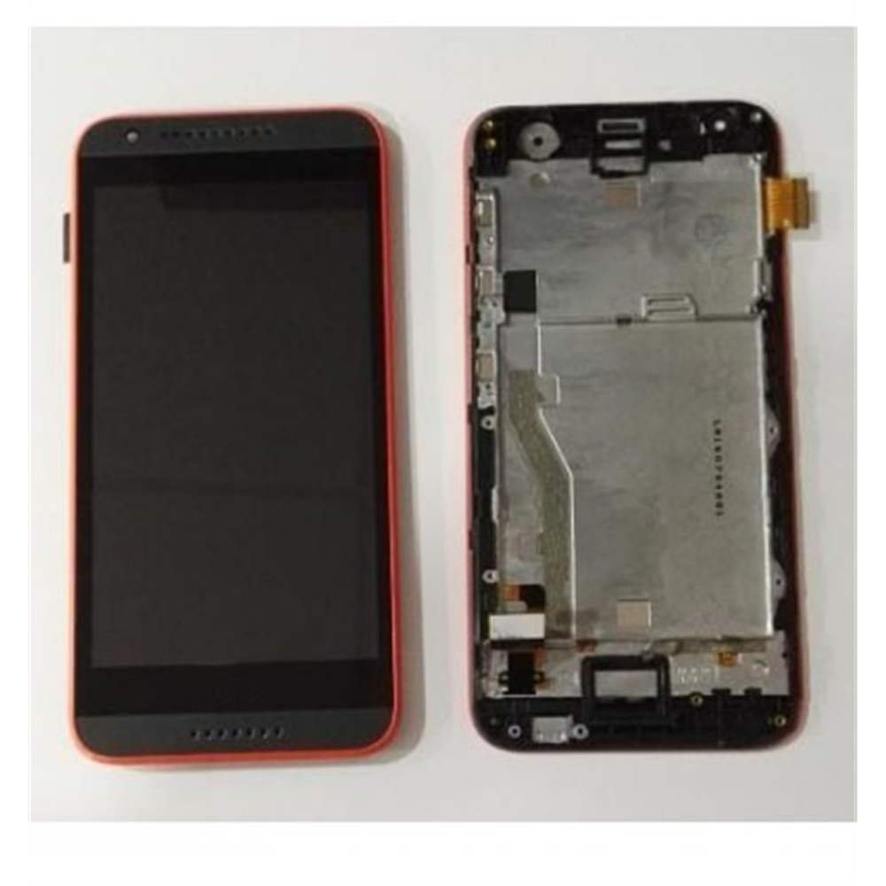 HTC Desire 620 pantalla tactil + LCD + marco rojo premium