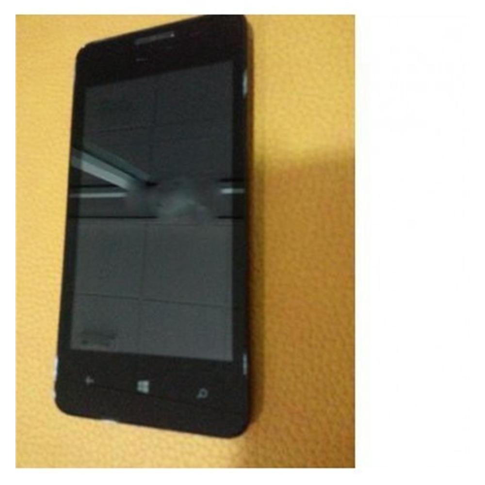 Huawei Ascend W2 Pantalla lcd + Táctil negro + Marco premium