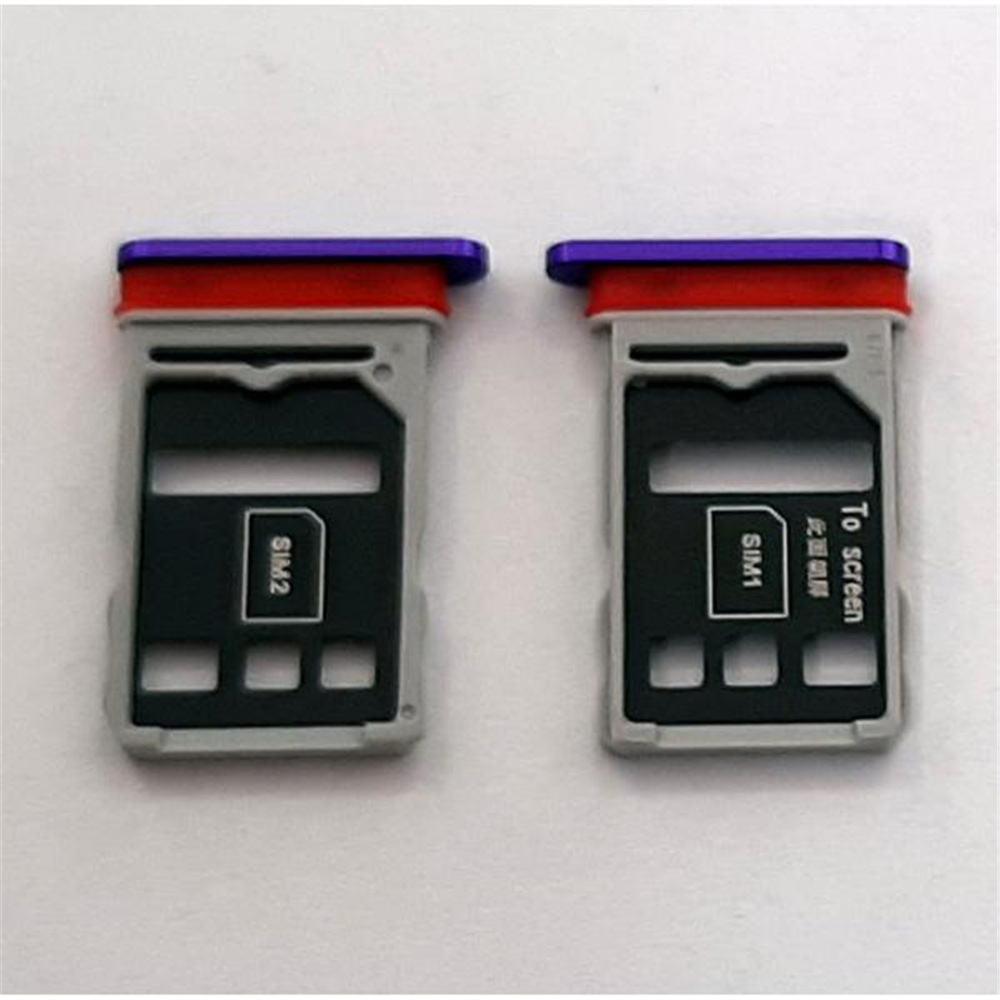 Soporte o bandeja dual sim purpura para Huawei Honor 30 calidad premium