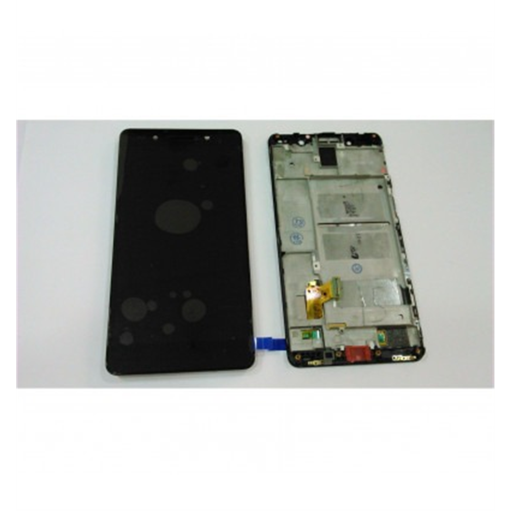 Huawei Honor 7 PLK-AL10 pantalla lcd + tactil negro + marco premium