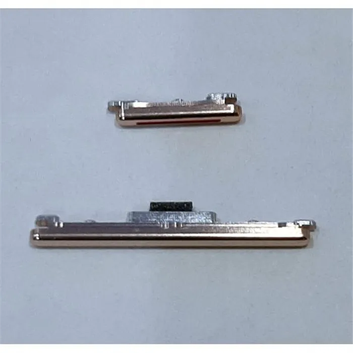 Set 2 botones dorados para Huawei Mate 50 Pro calidad premium