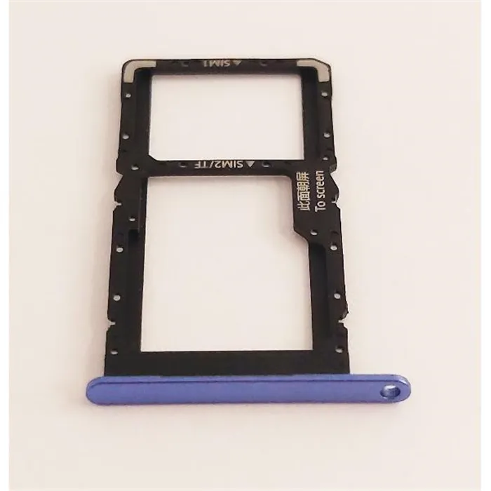 Soporte o bandeja sim azul para Huawei Nova Y61 dual sim calidad premium