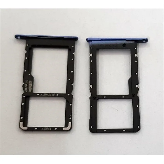 Soporte o bandeja dual sim azul para Huawei Nova Y70 MGA-LX3 calidad premium