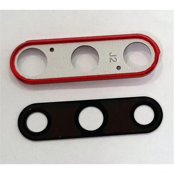 Cubierta camara roja para Huawei P Smart Pro 2019 calidad premium