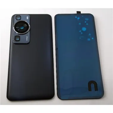 Tapa trasera o tapa bateria negra para Huawei P60 Pro mas cubierta camara