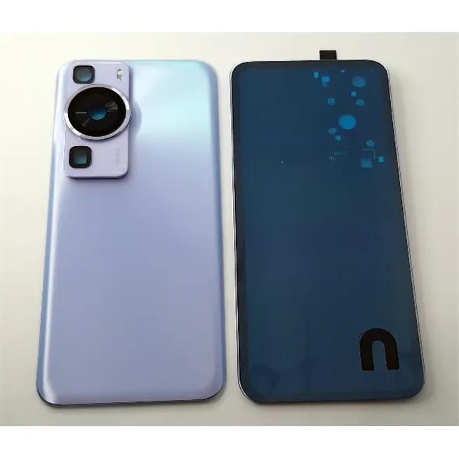 Tapa trasera o tapa bateria purpura para Huawei P60 Pro mas cubierta camara