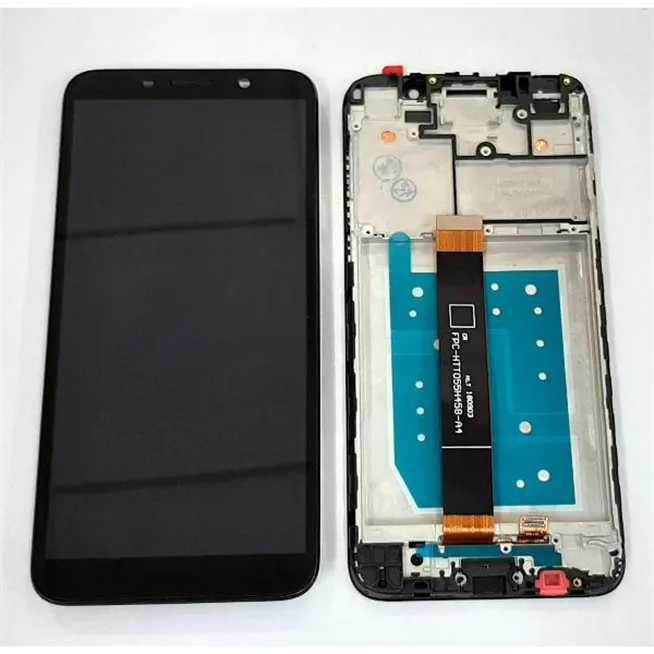 Pantalla lcd para Huawei Y5P mas tactil negro mas marco negro calidad premium
