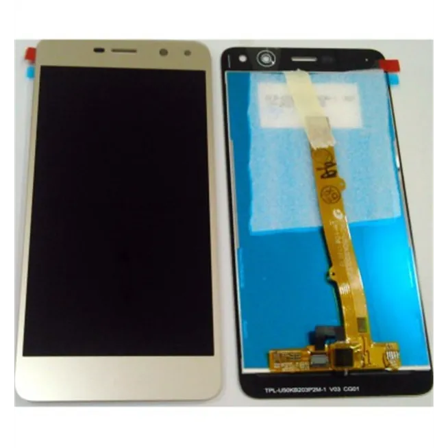 Huawei Y6 2017 pantalla lcd + tactil dorado premium