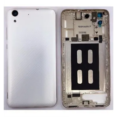 Huawei Y6 II , Honor 5A carcasa trasera + tapa plateada