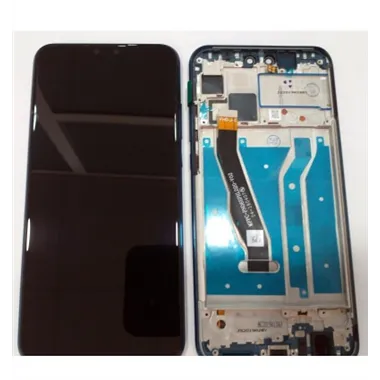 Huawei Y9 2019 pantalla lcd + tactil negro + marco azul JKM-LX1 JKM-LX2 JKM-LX3
