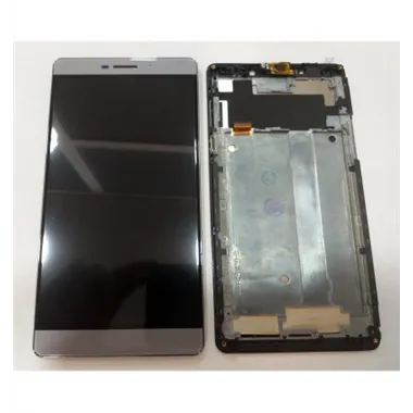 Pantalla lcd para Innjoo Max 3 mas tactil gris mas marco plata