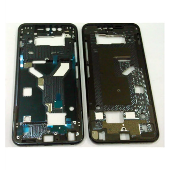 Carcasa o marco central negro para LG G8S THINQ LMG810EAW Calidad Premium