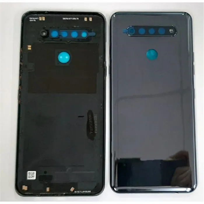 Tapa trasera o tapa bateria negra para LG K51S LMK510EMW mas cubierta camara