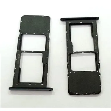Soporte o bandeja single sim negra para LG K61 LMQ630EAW calidad premium