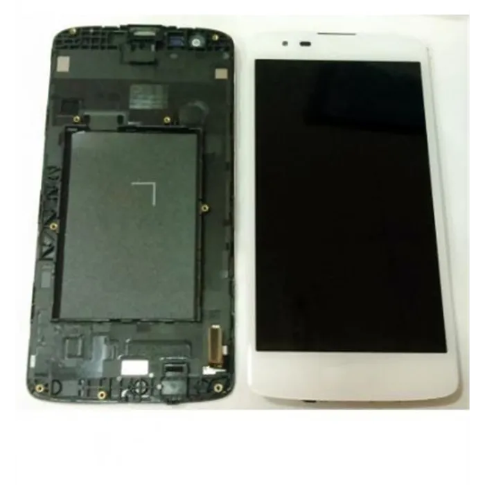 Lg K8 K350N pantalla lcd + tactil blanco + marco premium