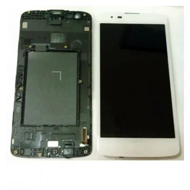 Lg K8 K350N pantalla lcd + tactil blanco + marco premium