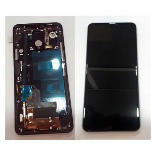 Pantalla lcd para LG Q9 mas tactil negro mas marco negro