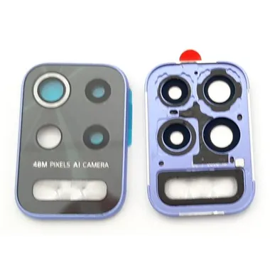 Cubierta camara azul para LG K52 calidad premium