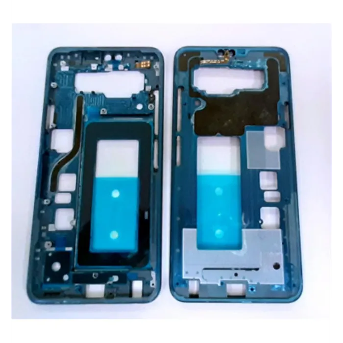 Carcasa central o marco azul para LG V40 ThinQ calidad premium