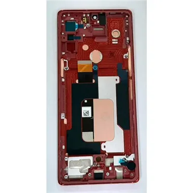 Pantalla lcd para LG Velvet mas tactil negro mas marco rojo calidad premium