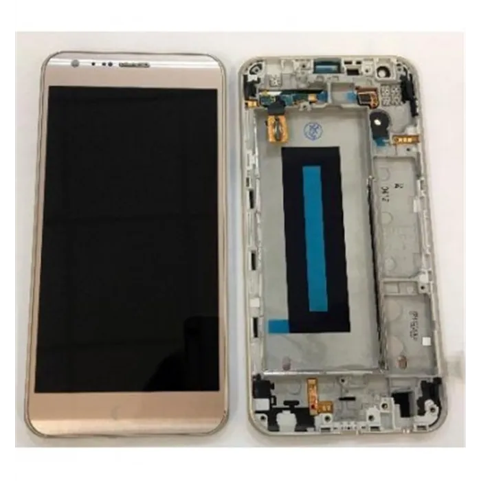 LG X Cam K580 pantalla lcd + tactil dorado + marco premium