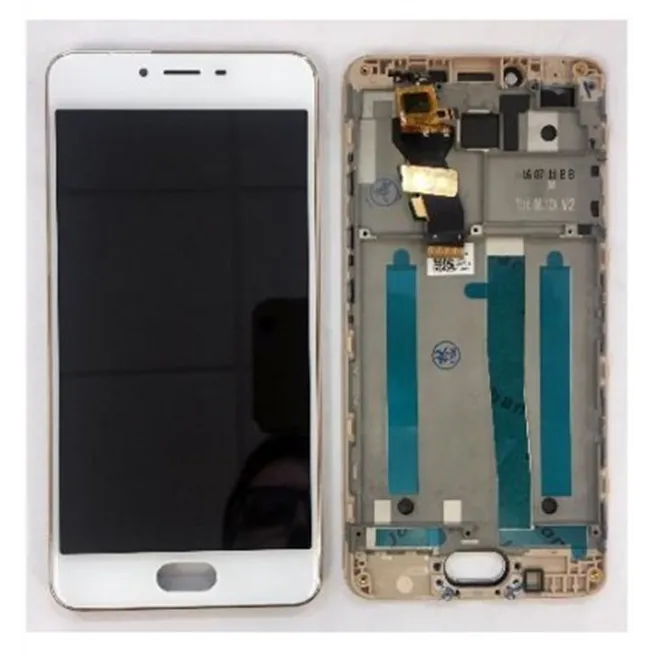 Meizu Meilan 3S m3s pantalla lcd + tactil blanco + marco dor