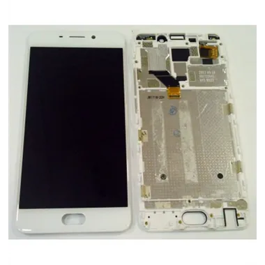 Meizu meilan note 6 pantalla lcd + tactil blanco + marco premium