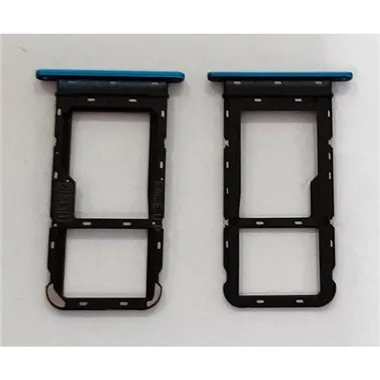 Soporte o bandeja dial sim azul para Motorola Moto E7 Power calidad premium