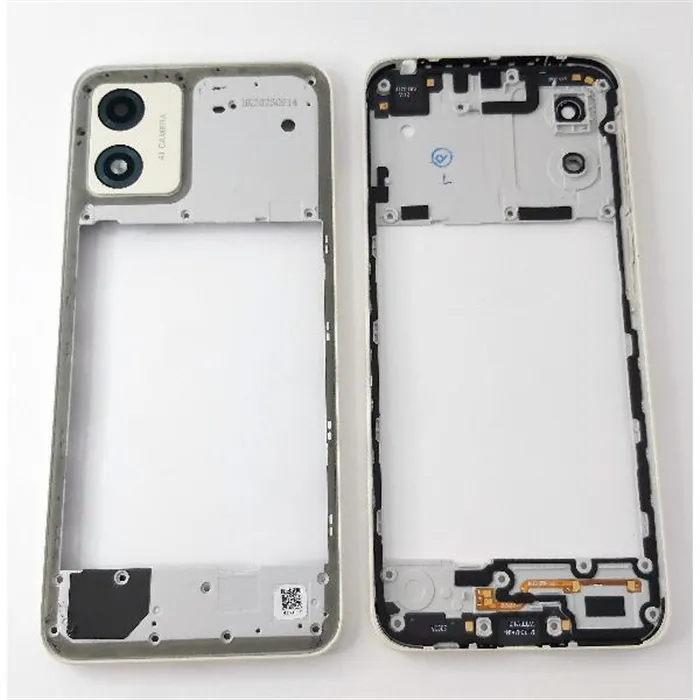 Carcasa o marco central blanco para Motorola MOTO E13 XT2345 
