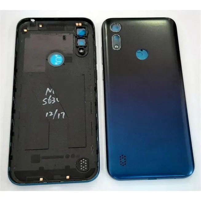 Tapa trasera o tapa bateria azul para Motorola Moto E6I