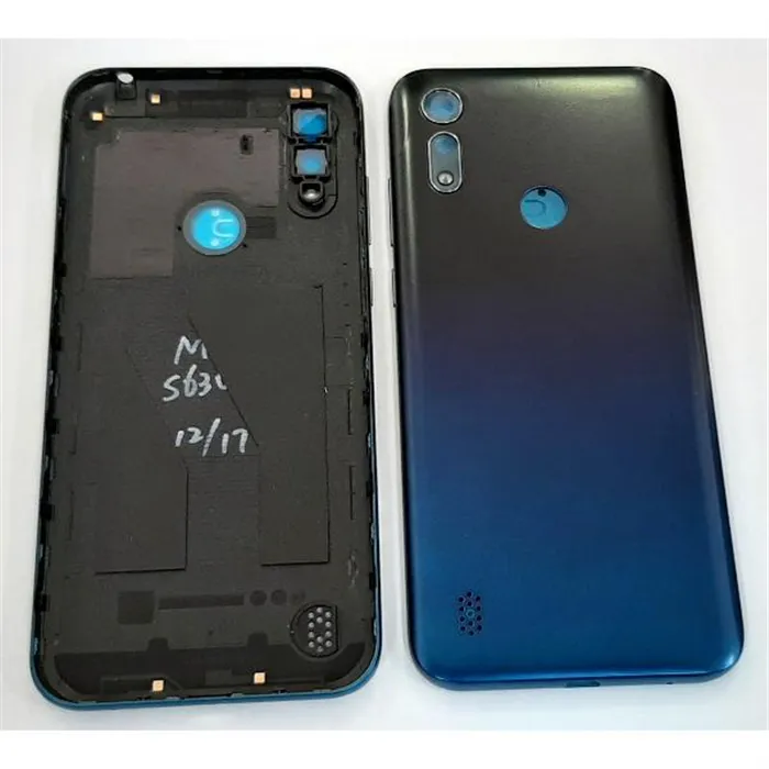 Tapa trasera o tapa bateria azul para Motorola Moto E6I